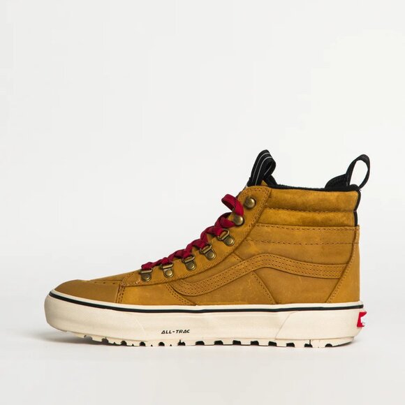 Vans Sk8-Hi Dr MTE-2 Boots Pop Lace Tan Mens Size 10 VN0009QMJM9 NEW RARE - Picture 10 of 13